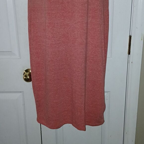 Lularoe  red gray Julia Raglan style dress  Sz L - Picture 2 of 5